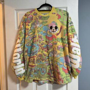 Disney Parks Retro Map Vault Collection 50th Anniversary Spirit Jersey